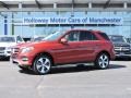 2016 designo Cardinal Red Metallic Mercedes-Benz GLE 350 4Matic  photo #1