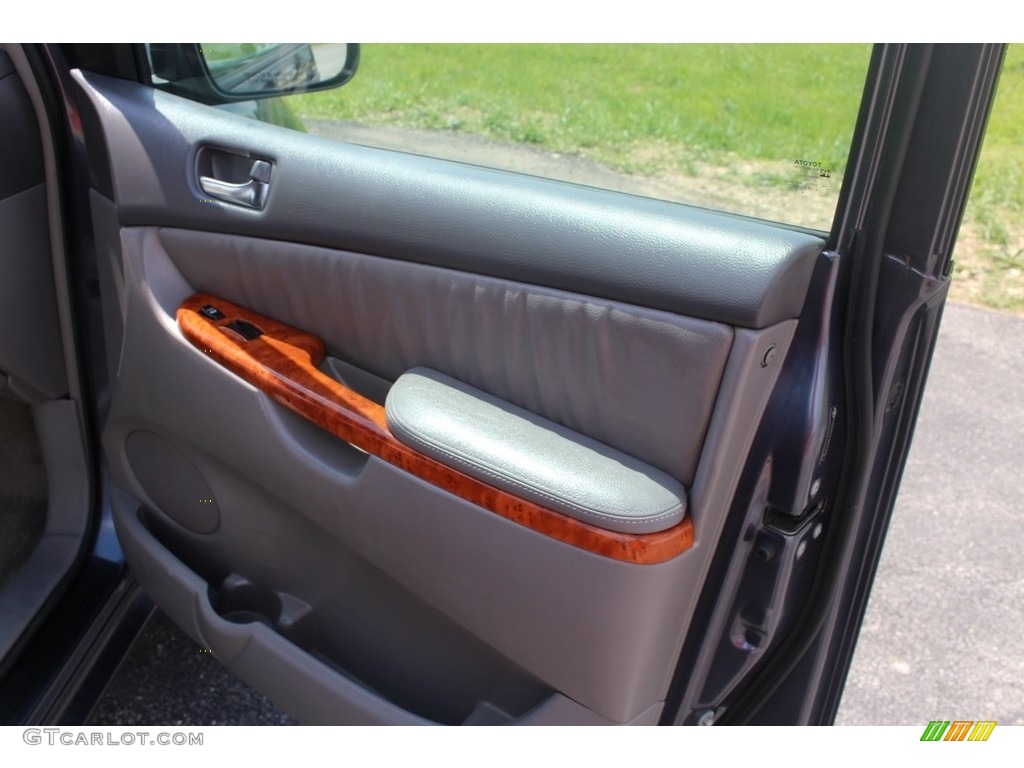2006 Sienna XLE - Slate Metallic / Stone Gray photo #41