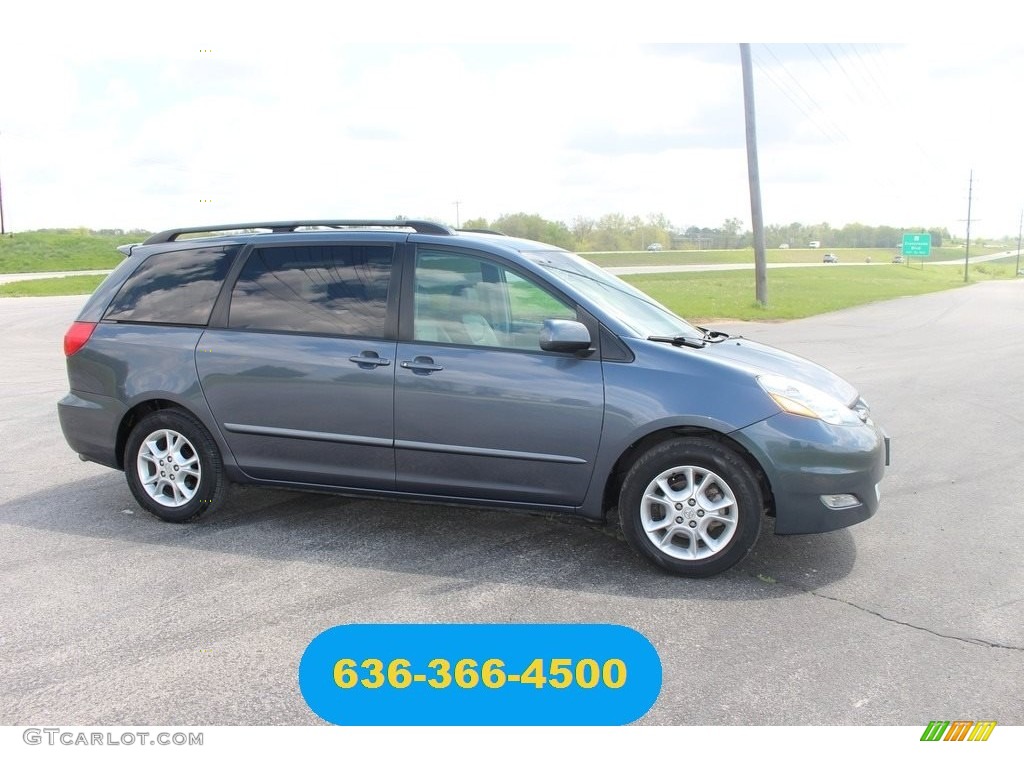 2006 Sienna XLE - Slate Metallic / Stone Gray photo #54
