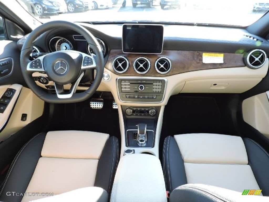 Beige/Black Interior 2016 Mercedes-Benz GLA 45 AMG Photo #112491422