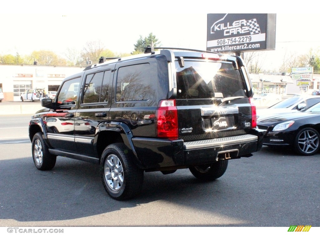 2006 Commander Limited 4x4 - Black / Dark Slate Gray/Light Graystone photo #5