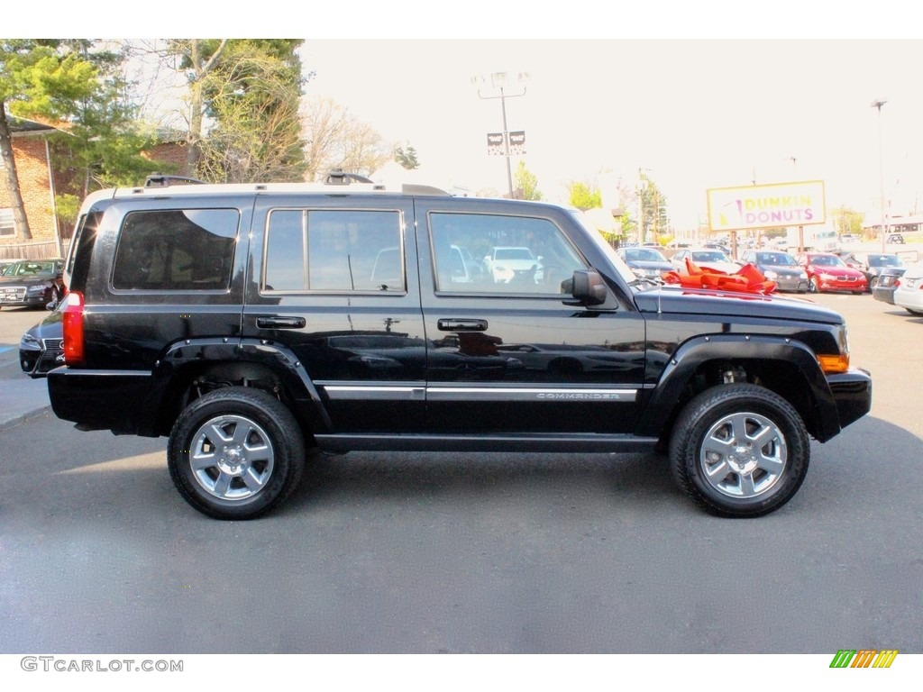 2006 Commander Limited 4x4 - Black / Dark Slate Gray/Light Graystone photo #10