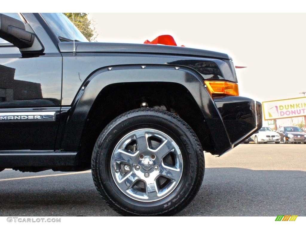 2006 Commander Limited 4x4 - Black / Dark Slate Gray/Light Graystone photo #11