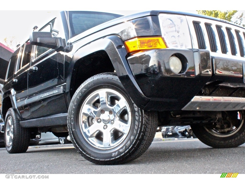 2006 Commander Limited 4x4 - Black / Dark Slate Gray/Light Graystone photo #13