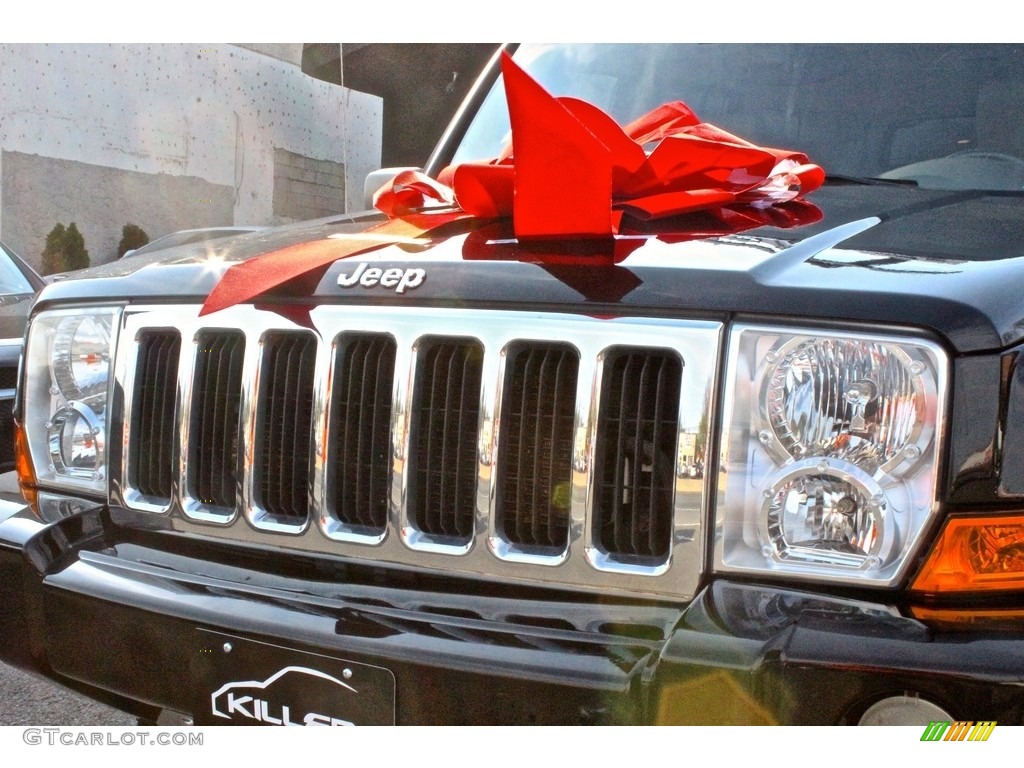 2006 Commander Limited 4x4 - Black / Dark Slate Gray/Light Graystone photo #14