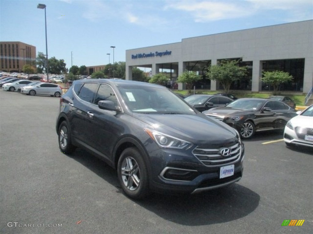 2017 Santa Fe Sport FWD - Marlin Blue / Beige photo #1