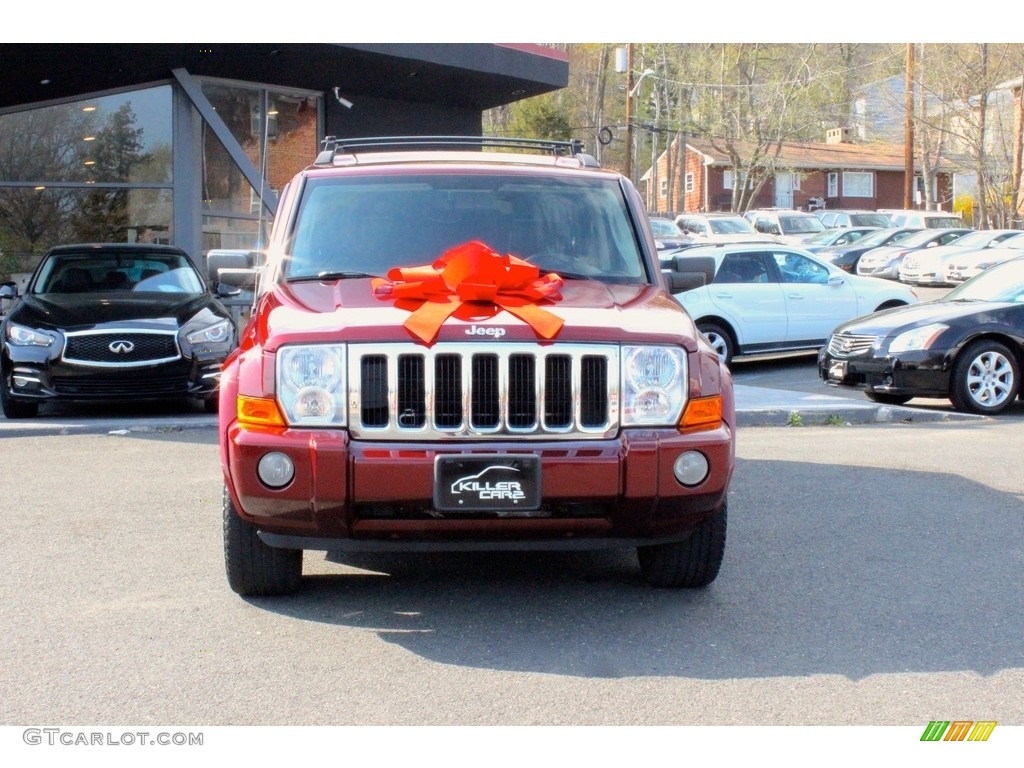 2008 Commander Sport 4x4 - Red Rock Crystal Pearl / Dark Slate Gray photo #2