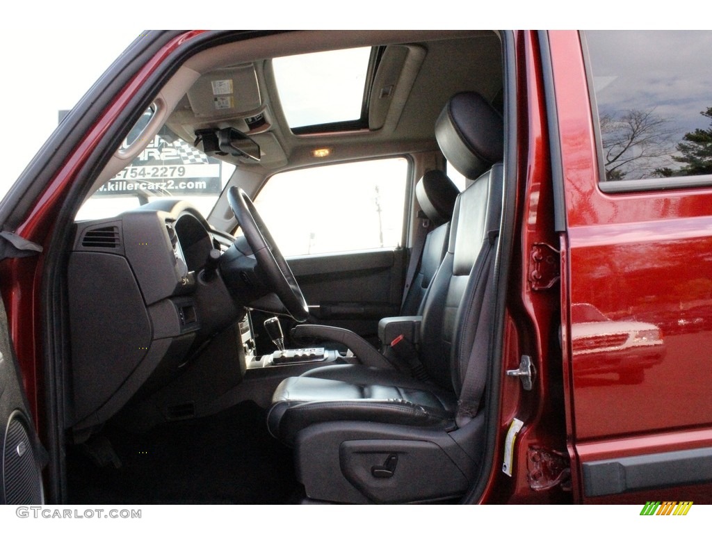 2008 Commander Sport 4x4 - Red Rock Crystal Pearl / Dark Slate Gray photo #16