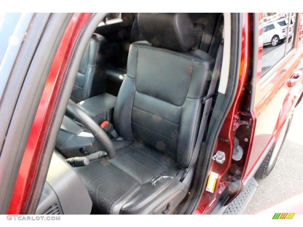 2008 Commander Sport 4x4 - Red Rock Crystal Pearl / Dark Slate Gray photo #18