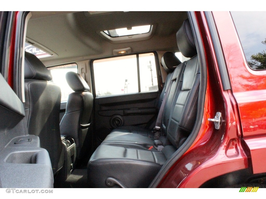 2008 Commander Sport 4x4 - Red Rock Crystal Pearl / Dark Slate Gray photo #24