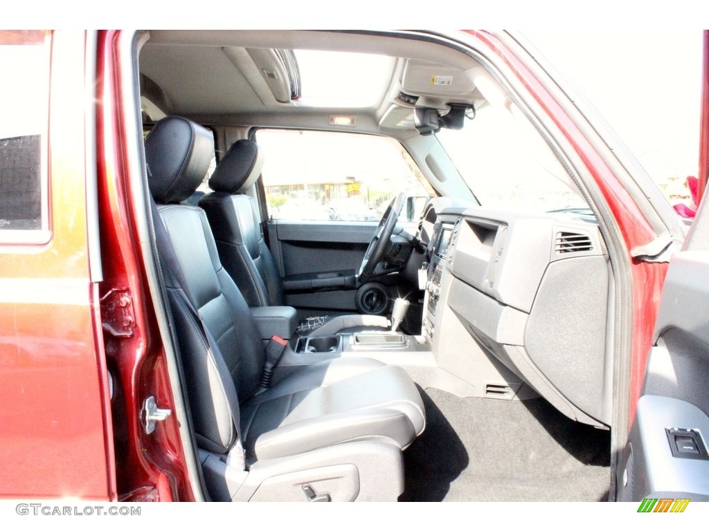 2008 Commander Sport 4x4 - Red Rock Crystal Pearl / Dark Slate Gray photo #27