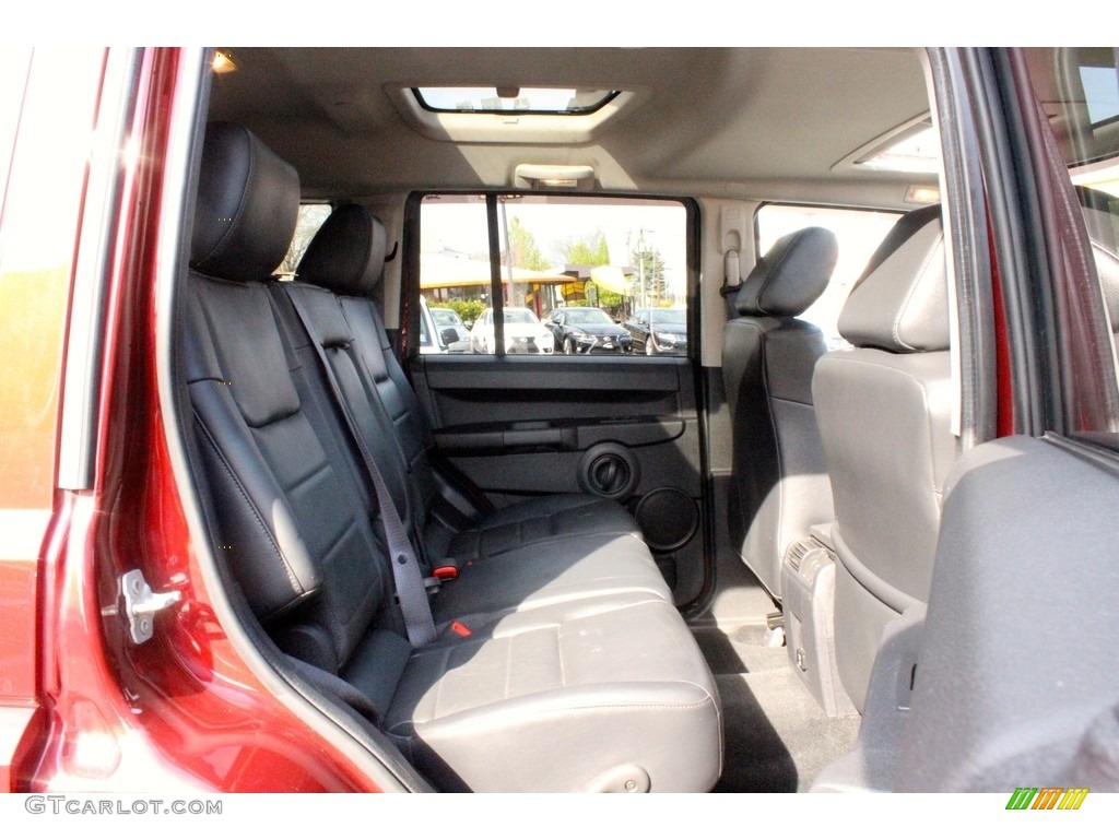 2008 Commander Sport 4x4 - Red Rock Crystal Pearl / Dark Slate Gray photo #30