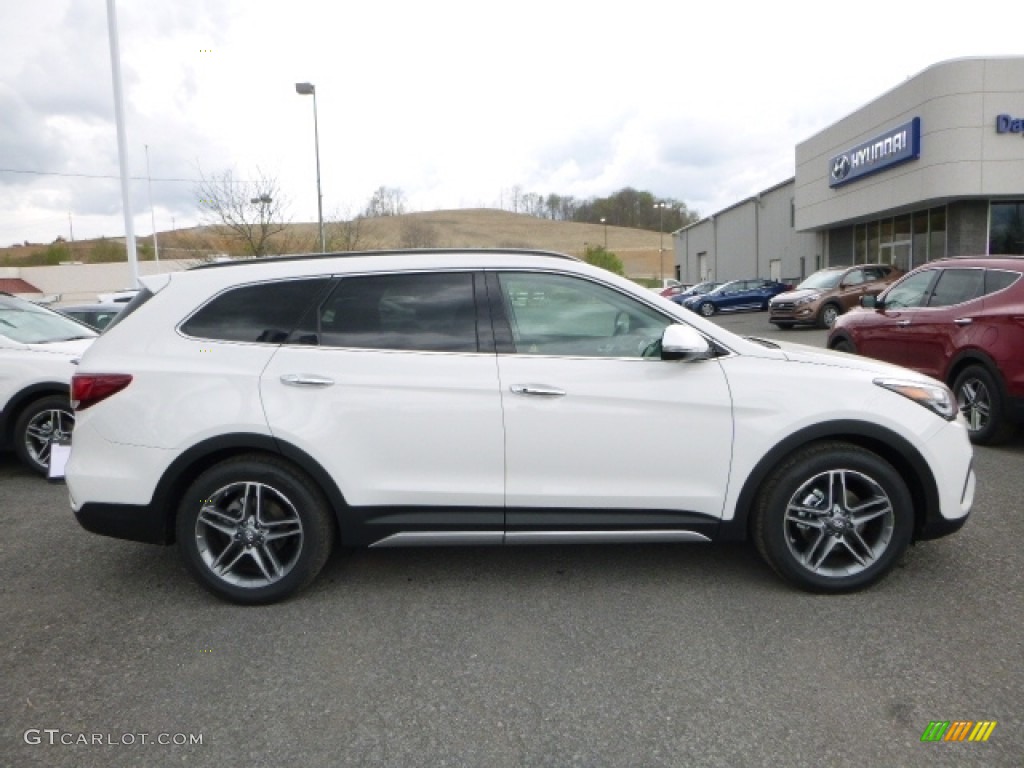 2017 Santa Fe Limited Ultimate AWD - Monaco White / Black photo #6