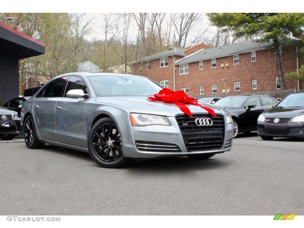 2011 A8 L 4.2 FSI quattro - Quartz Grey Metallic / Titanium Grey photo #1