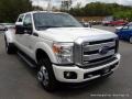 2016 White Platinum Metallic Ford F350 Super Duty Platinum Crew Cab 4x4 DRW  photo #7