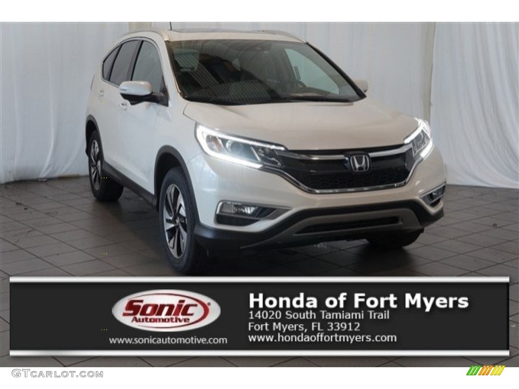 White Diamond Pearl Honda CR-V