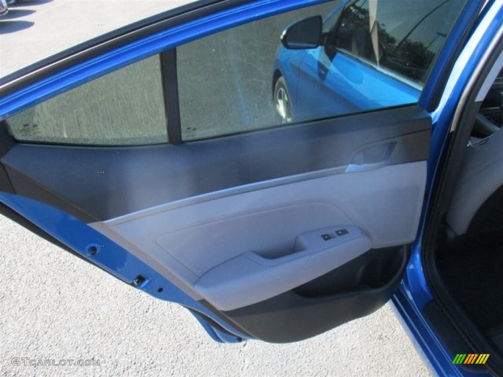 2017 Elantra Limited - Electric Blue / Gray photo #13