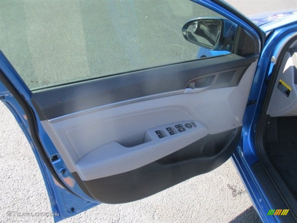 2017 Elantra Limited - Electric Blue / Gray photo #14