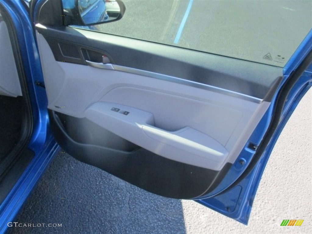 2017 Elantra Limited - Electric Blue / Gray photo #18