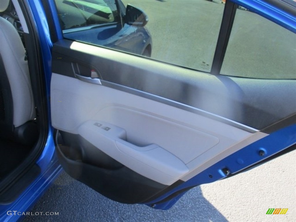 2017 Elantra Limited - Electric Blue / Gray photo #20