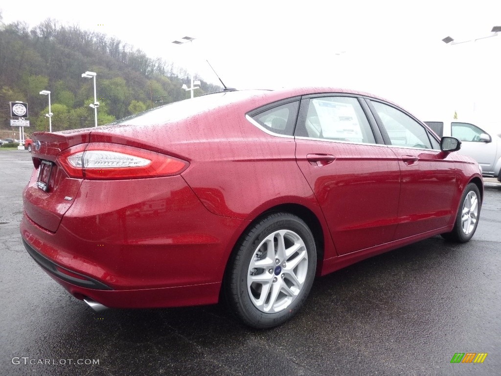 2016 Fusion SE - Ruby Red Metallic / Dune photo #3