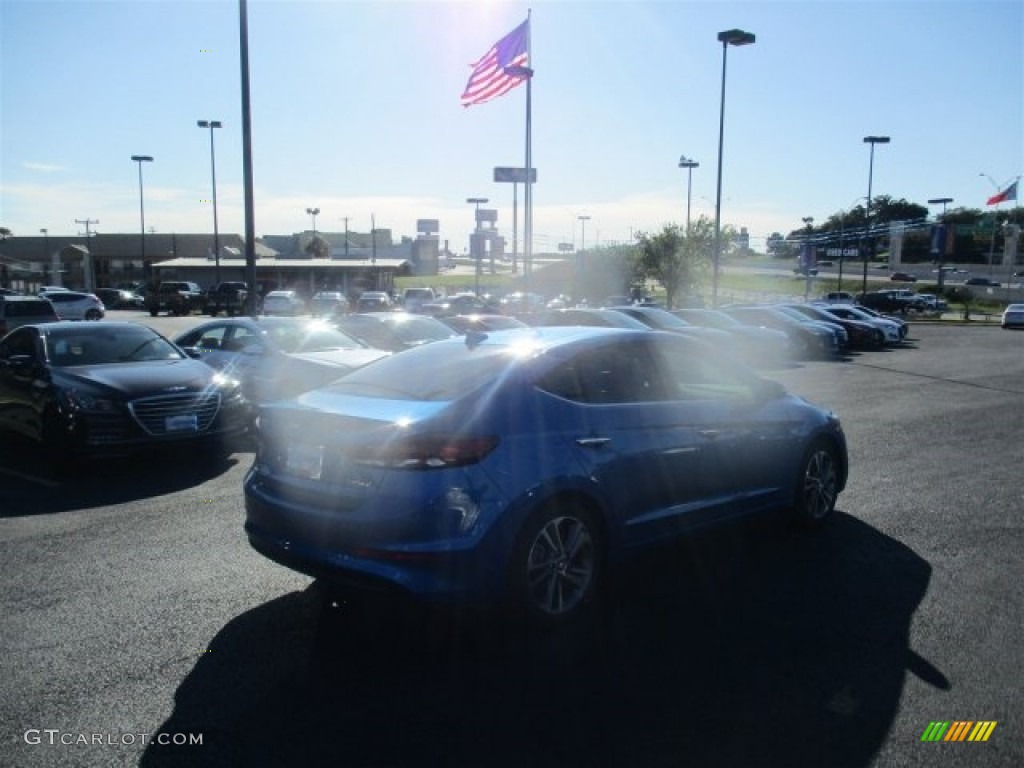 2017 Elantra Limited - Electric Blue / Gray photo #8
