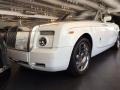 2008 English White Rolls-Royce Phantom Drophead Coupe   photo #2