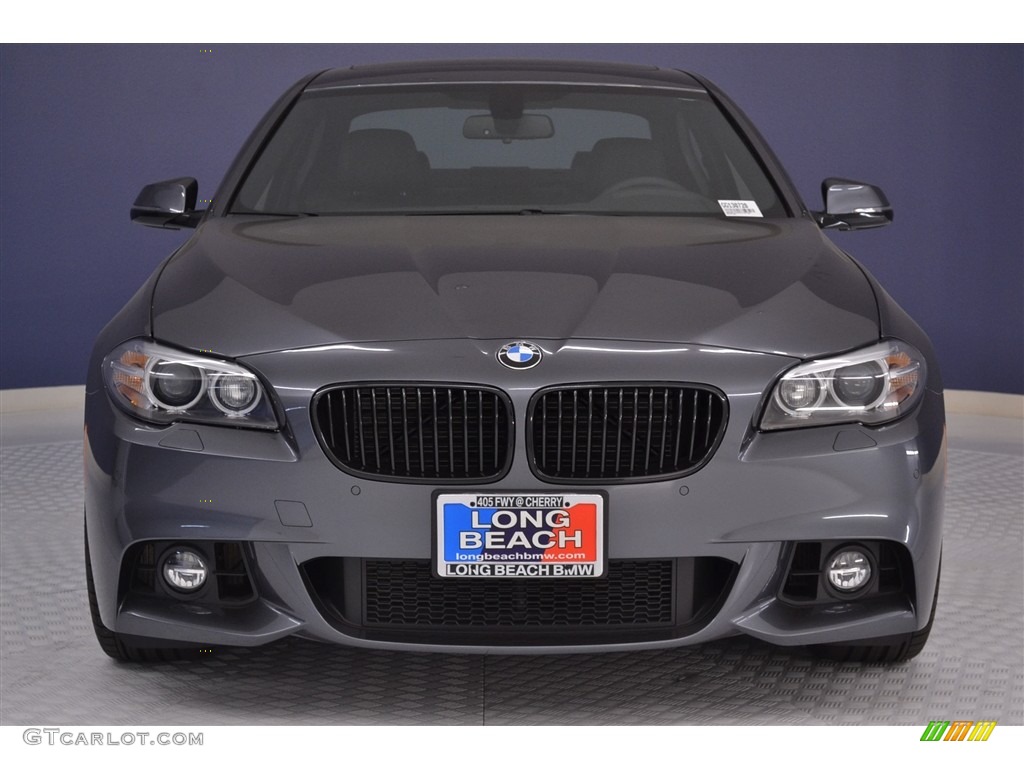 2016 5 Series 535i Sedan - Space Grey Metallic / Black photo #2