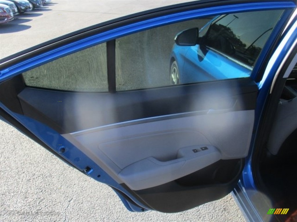 2017 Elantra Limited - Electric Blue / Gray photo #13