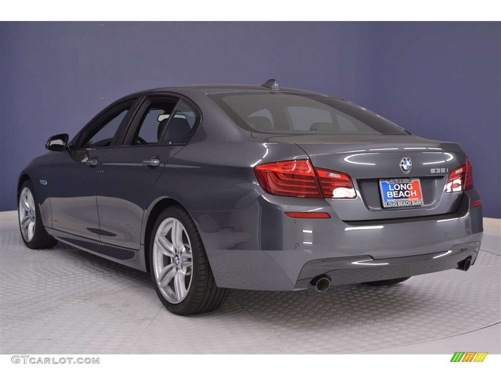 2016 5 Series 535i Sedan - Space Grey Metallic / Black photo #4