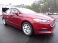2016 Ruby Red Metallic Ford Fusion SE  photo #9