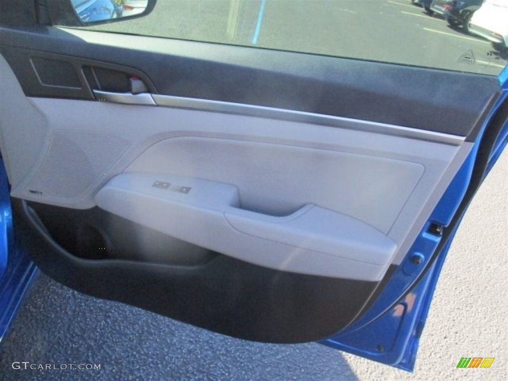 2017 Elantra Limited - Electric Blue / Gray photo #18