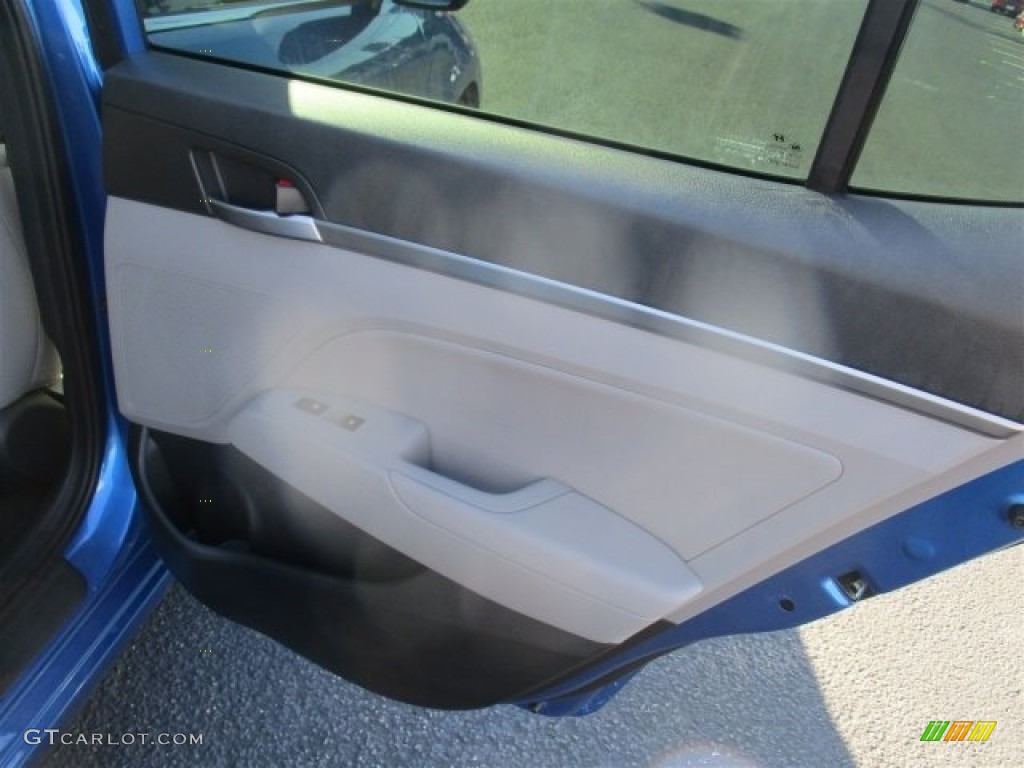 2017 Elantra Limited - Electric Blue / Gray photo #20