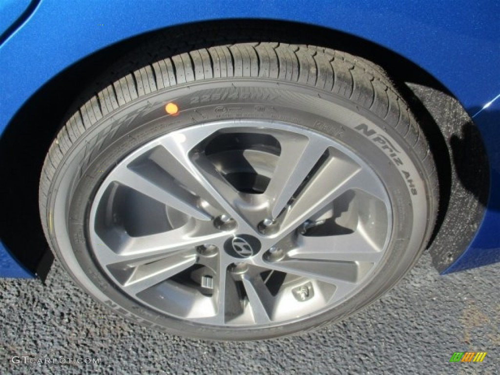 2017 Elantra Limited - Electric Blue / Gray photo #23