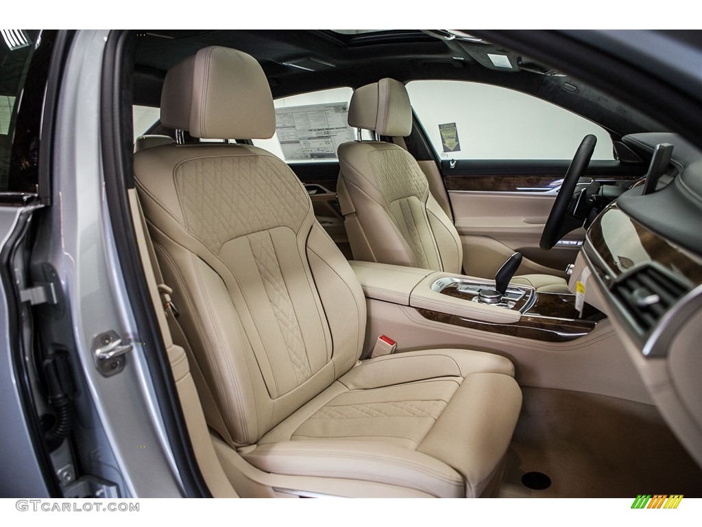 Canberra Beige Interior 2016 BMW 7 Series 750i Sedan Photo #112511227