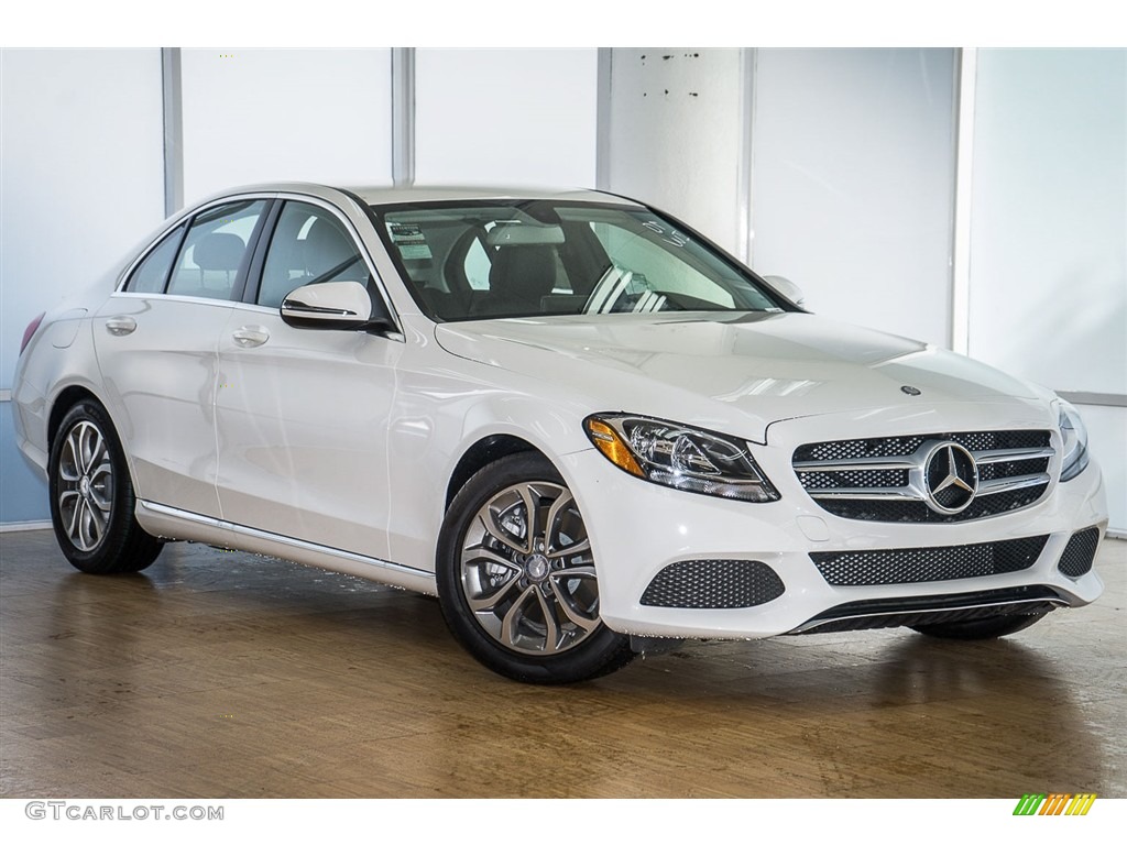 Polar White 2016 Mercedes-Benz C 300 Sedan Exterior Photo #112511437