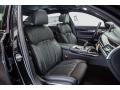 2016 BMW 7 Series Black Interior Front Seat Photo