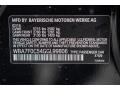 475: Black Sapphire Metallic 2016 BMW 7 Series 750i Sedan Color Code