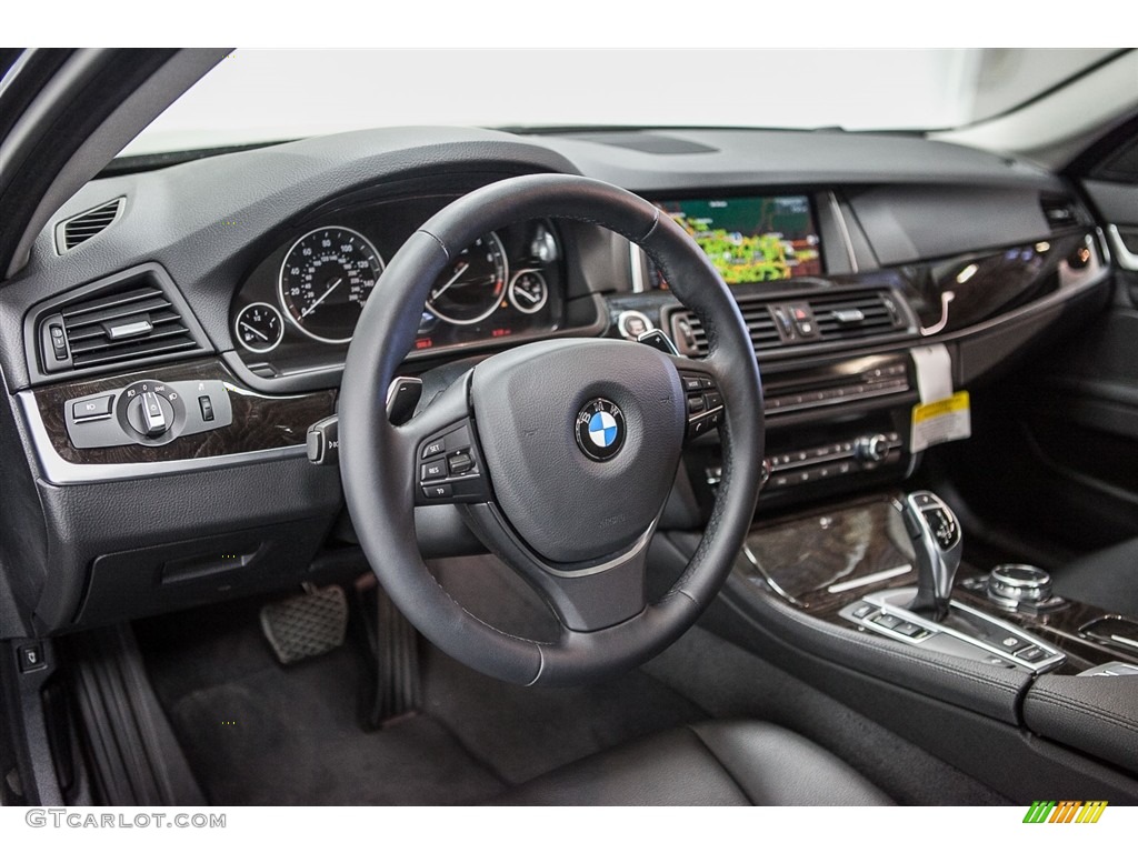 2016 5 Series 528i Sedan - Jet Black / Black photo #6