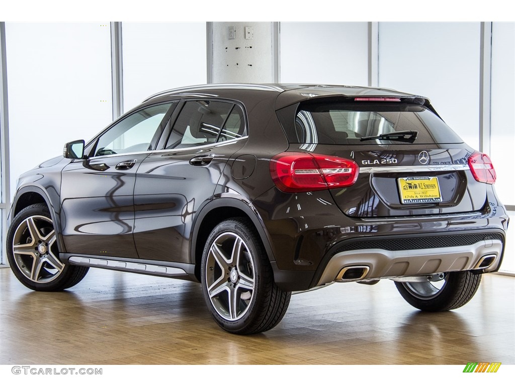 2016 GLA 250 - Cocoa Brown Metallic / Black photo #3