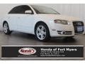 Ibis White 2007 Audi A4 2.0T quattro Sedan