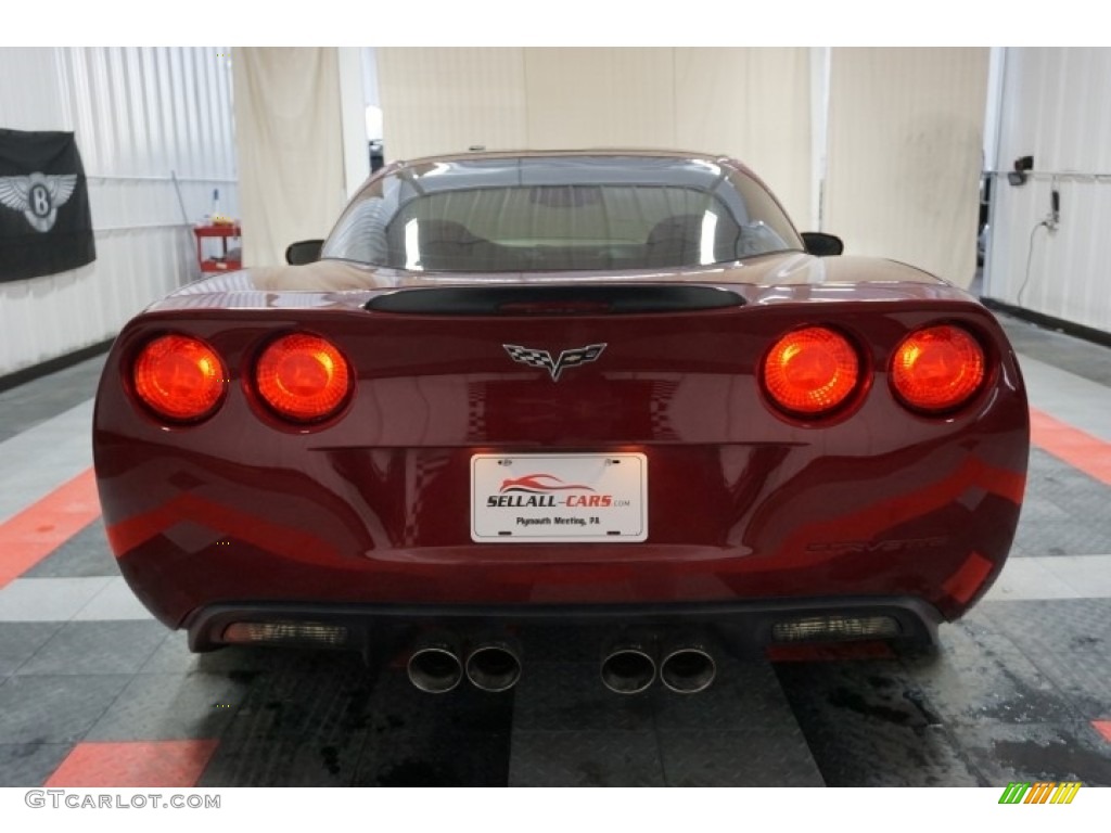 2007 Corvette Coupe - Monterey Red Metallic / Titanium photo #9
