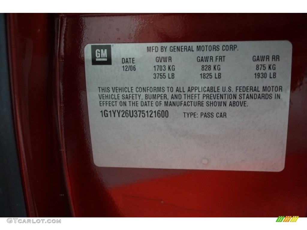 2007 Corvette Coupe - Monterey Red Metallic / Titanium photo #16