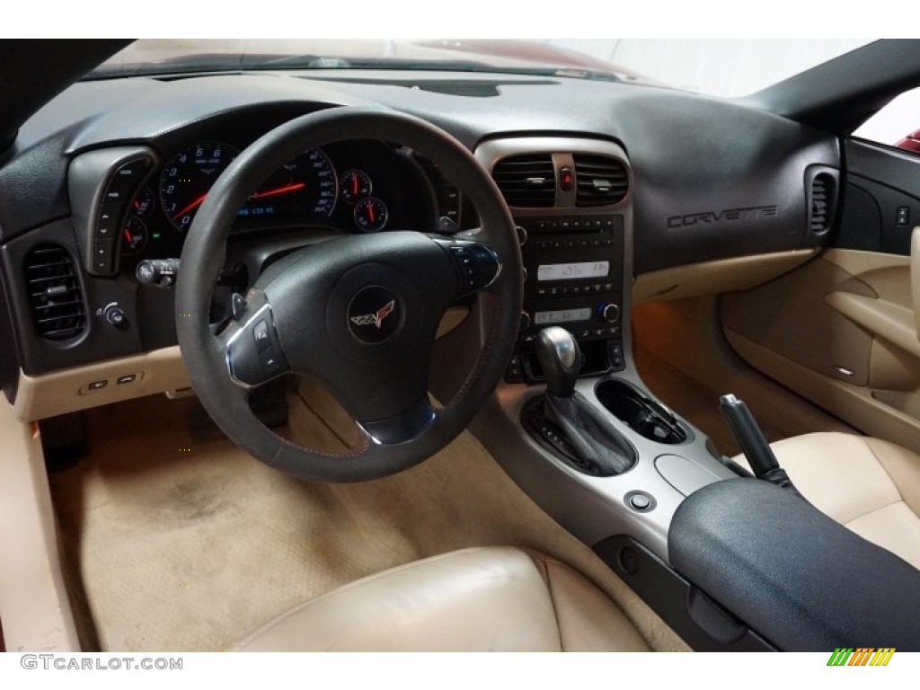 2007 Corvette Coupe - Monterey Red Metallic / Titanium photo #25