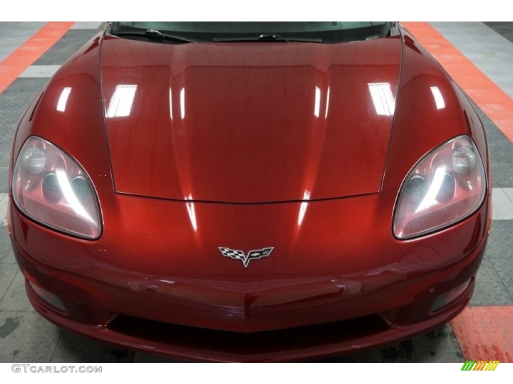 2007 Corvette Coupe - Monterey Red Metallic / Titanium photo #54