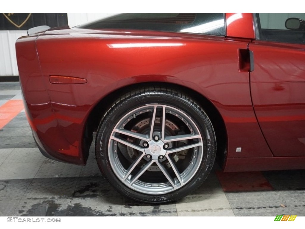 2007 Corvette Coupe - Monterey Red Metallic / Titanium photo #61
