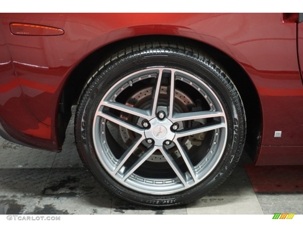 2007 Corvette Coupe - Monterey Red Metallic / Titanium photo #62