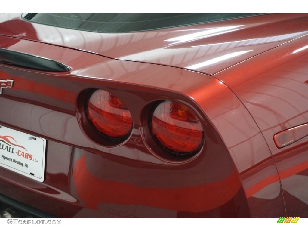2007 Corvette Coupe - Monterey Red Metallic / Titanium photo #64