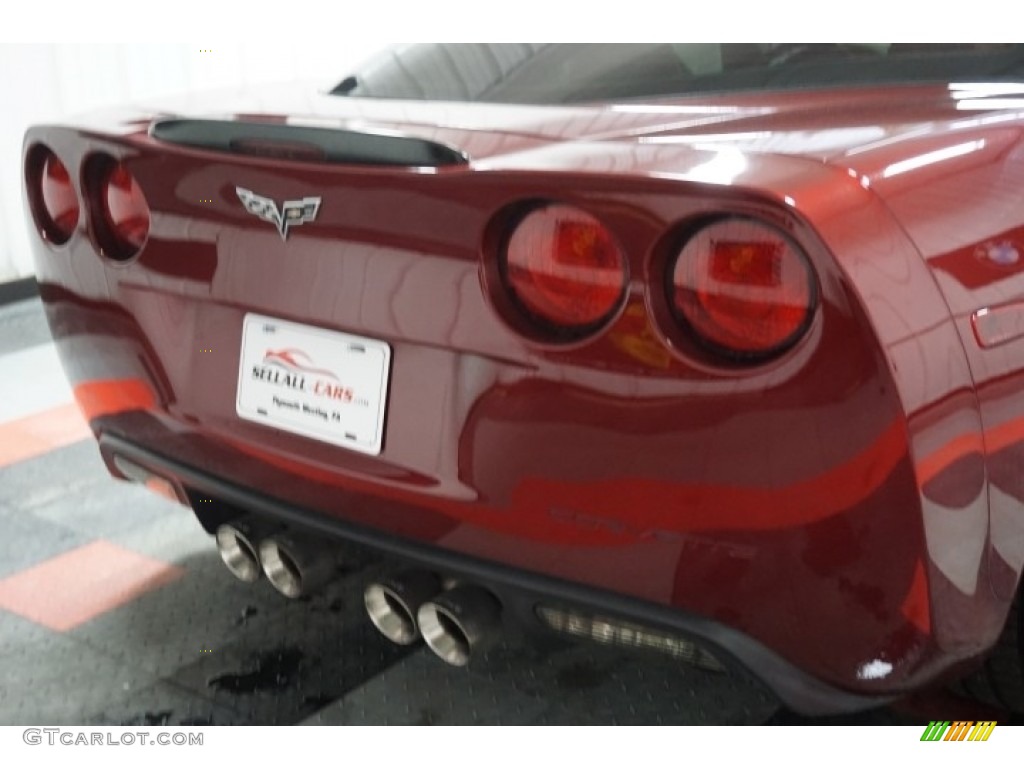 2007 Corvette Coupe - Monterey Red Metallic / Titanium photo #67