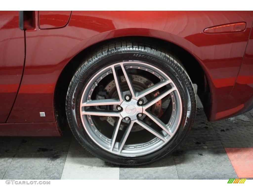 2007 Corvette Coupe - Monterey Red Metallic / Titanium photo #70